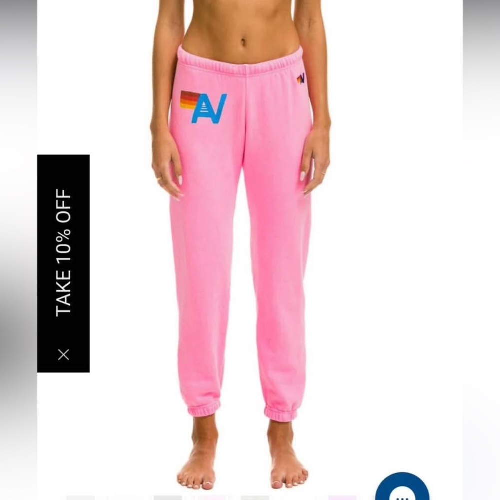 Aviator Nation Sweatpants Pink - Medium